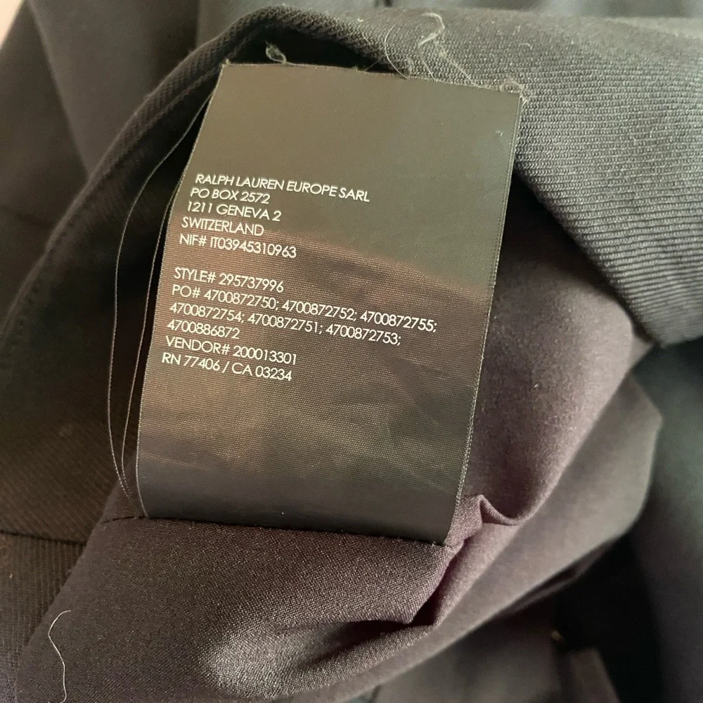 🆕 CLUB MONACO Borrem Black Wool Blend A-Line Skirt SZ 12